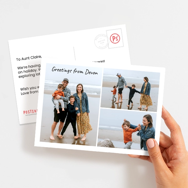 Send a large photo postcard online
