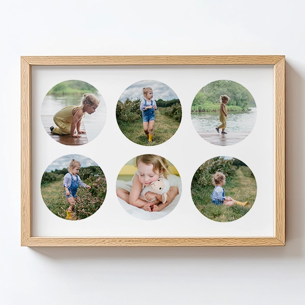 Landscape Collage Framed Print