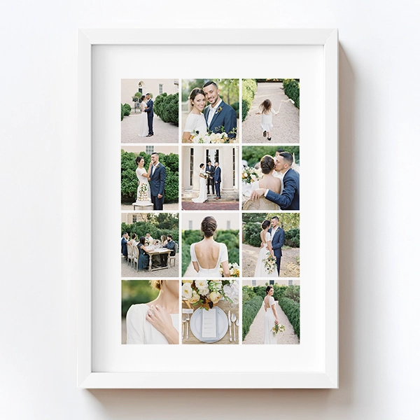 Portrait Collage Framed Print