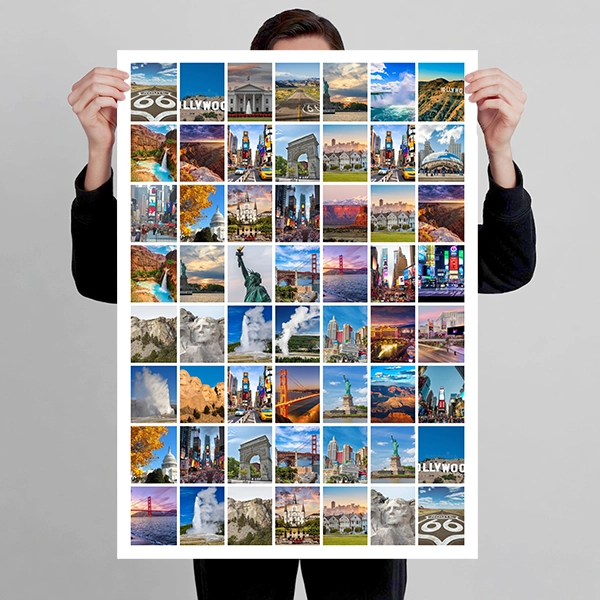 Travel poster of Costa Rica displayed on an apartment wall