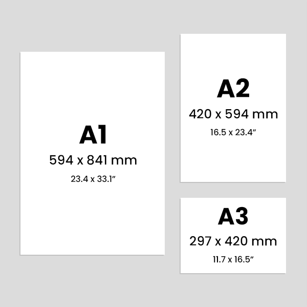 Black and white wedding photo poster displayed on a living room wall