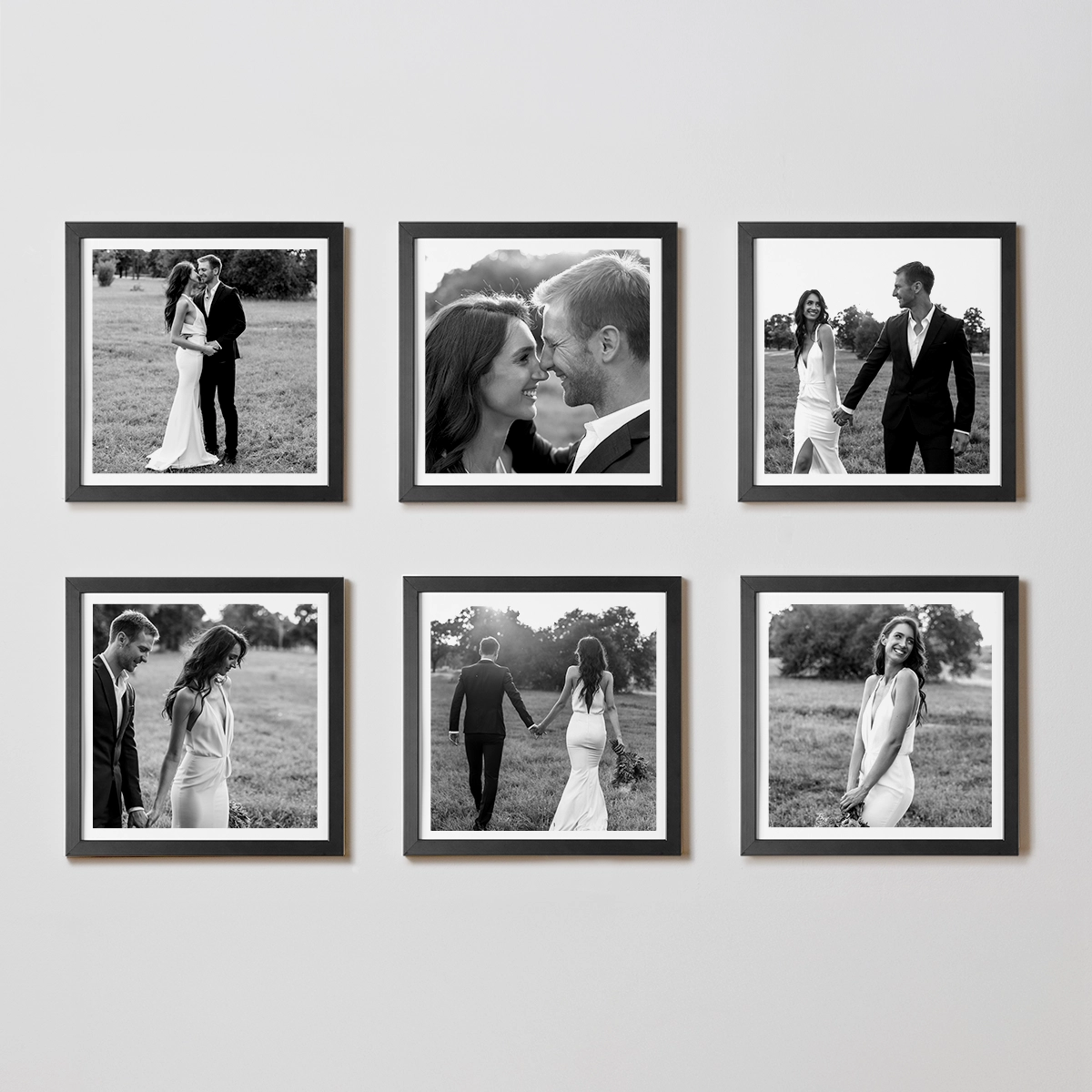 Black and white photo tiles