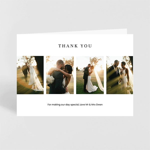 Personalised Thank You Cards – Printed in the UK