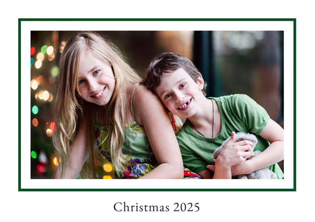 Prince Of Wales Personalised Christmas Card