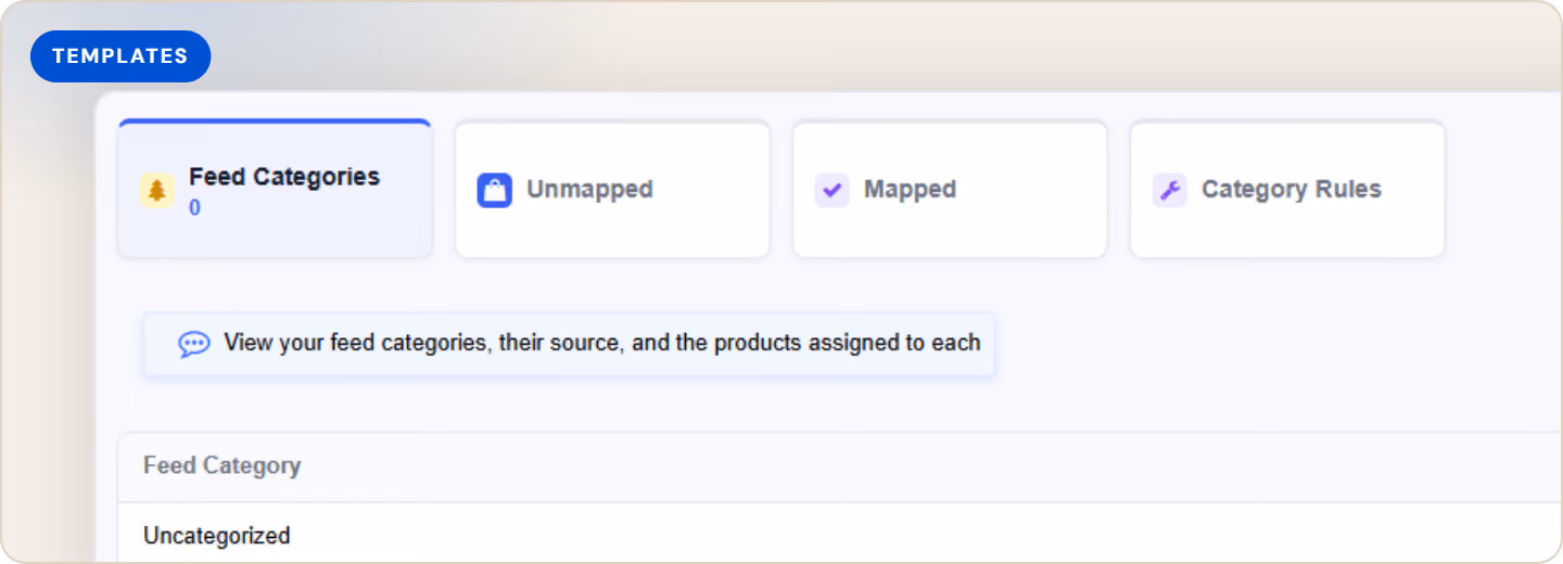 ui still · template picker