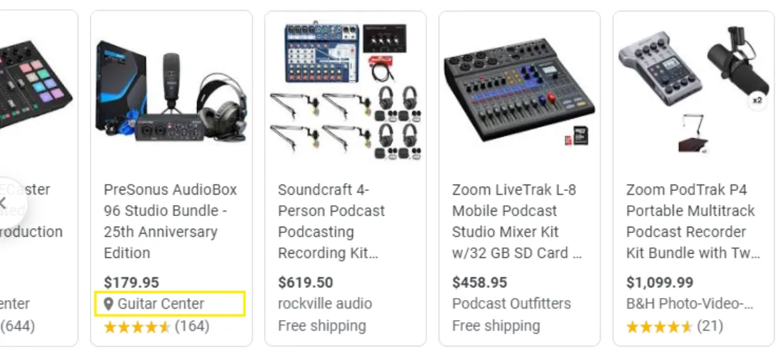 google local inventory ads near me