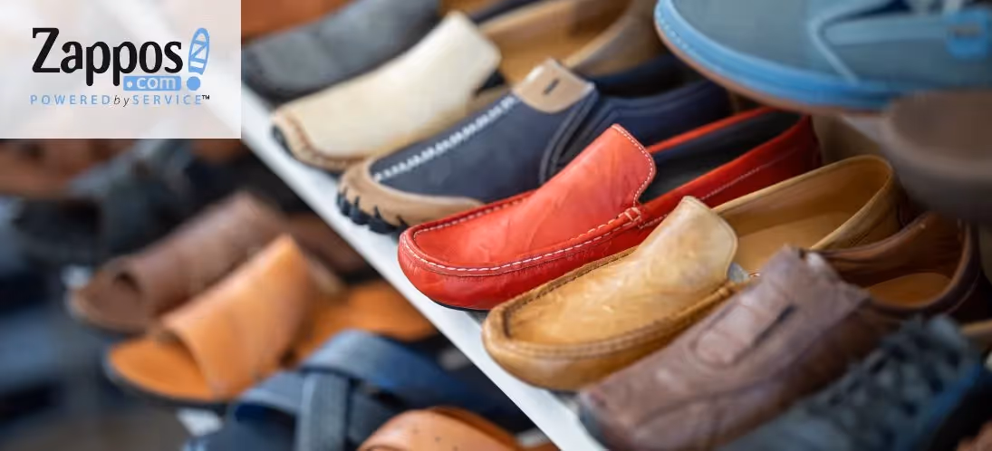 zappos logo with product example