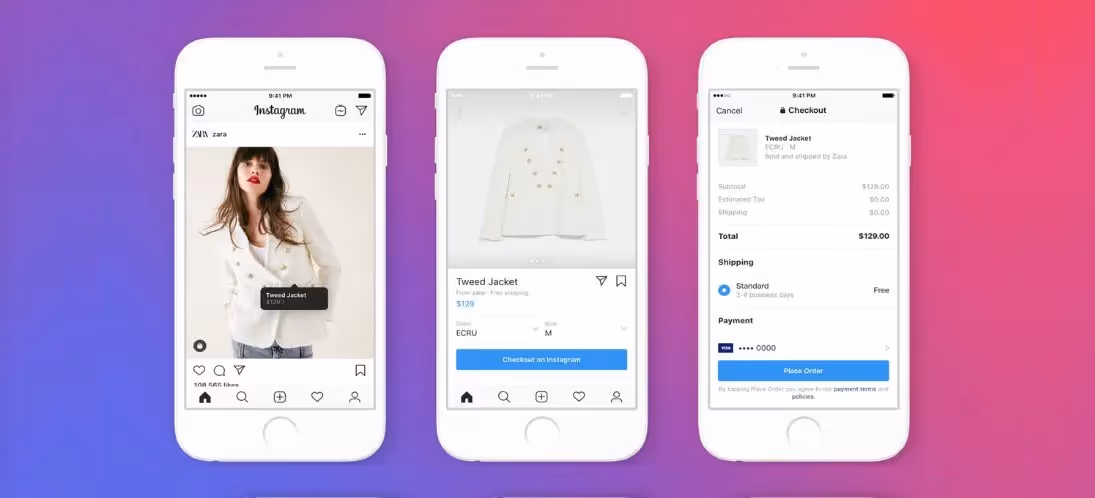 Meta checkout in-app