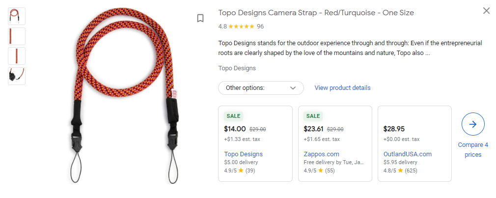 google promotions product listing add with sale