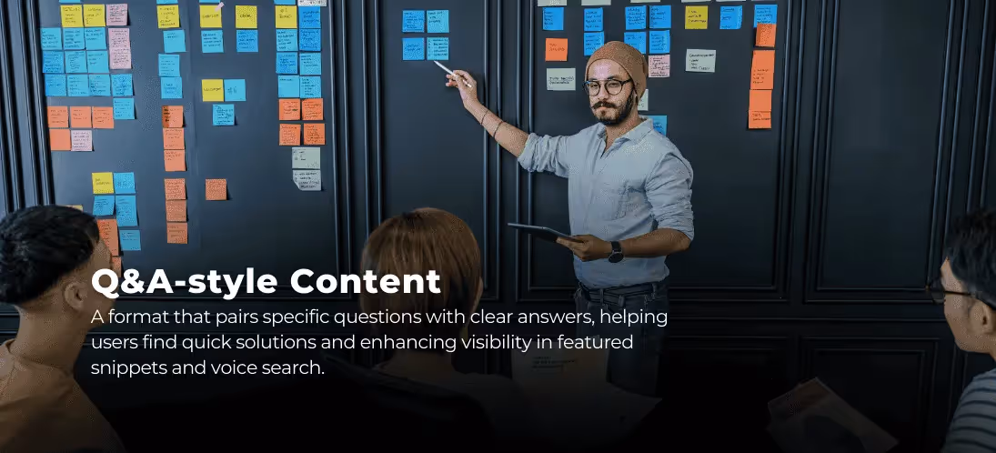 Q&A-style Content