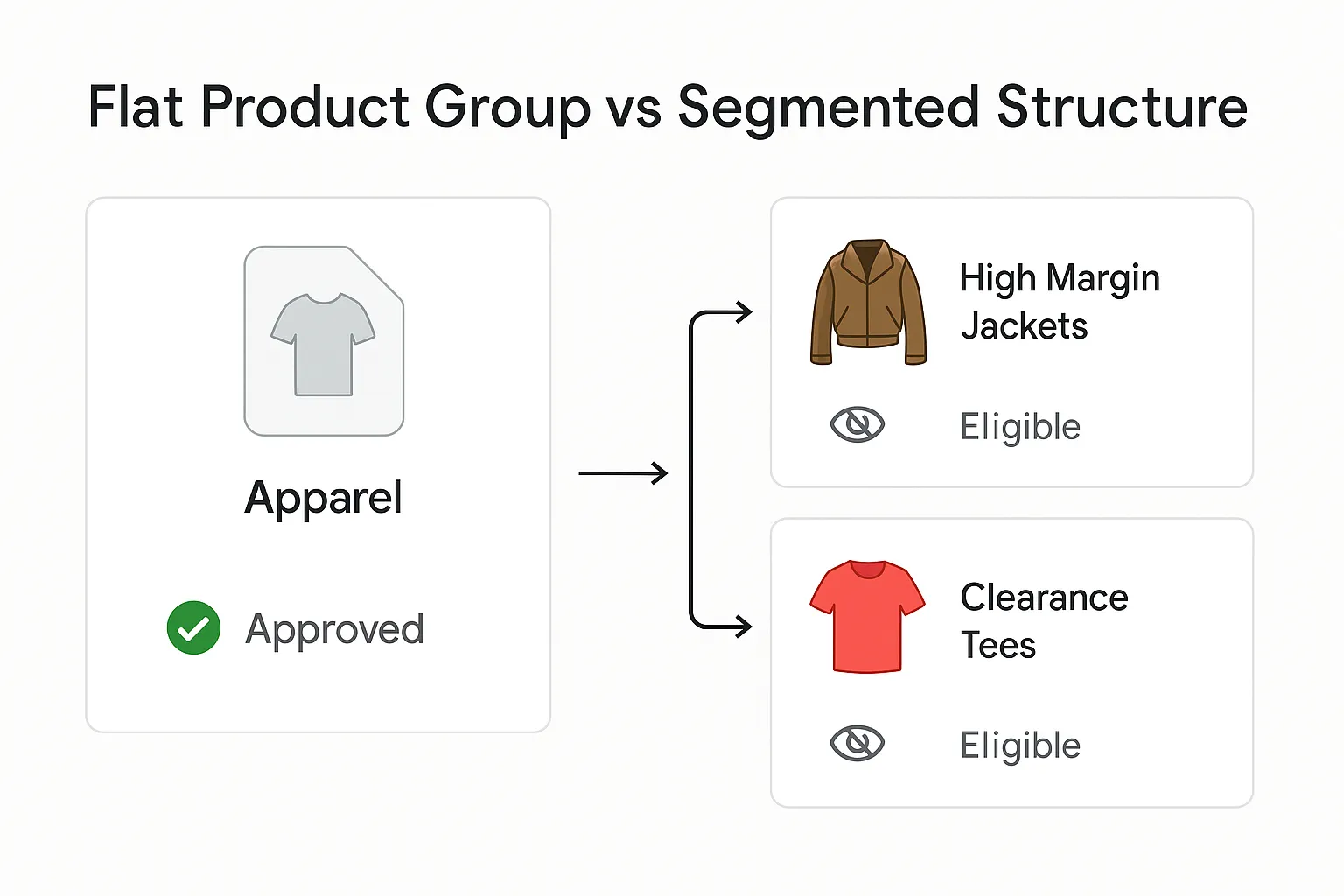 Approved doesn’t mean visible—segmented, eligible products can still be hidden if your feed lacks proper structure.