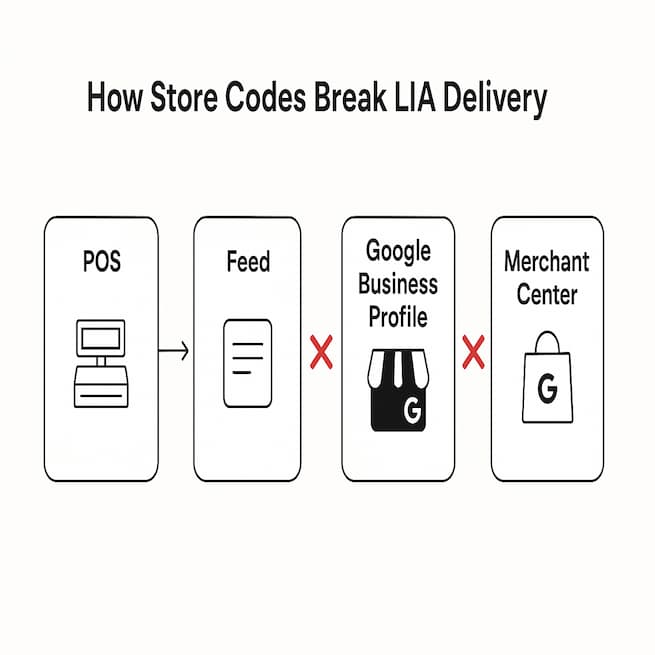 How Store codes Break LIA Delivery