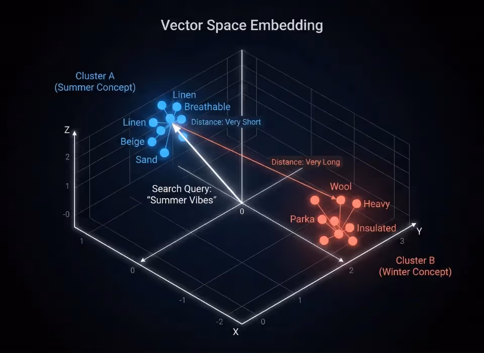 Vector Space Embedding for Context-Rich AEO Content