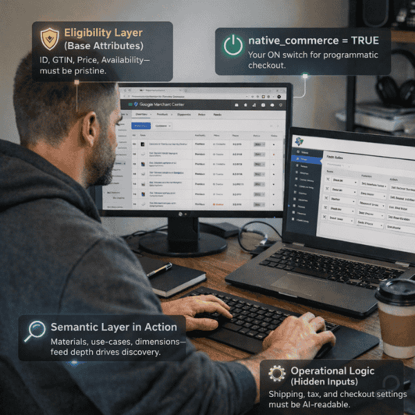 A big Featured image on the homepage