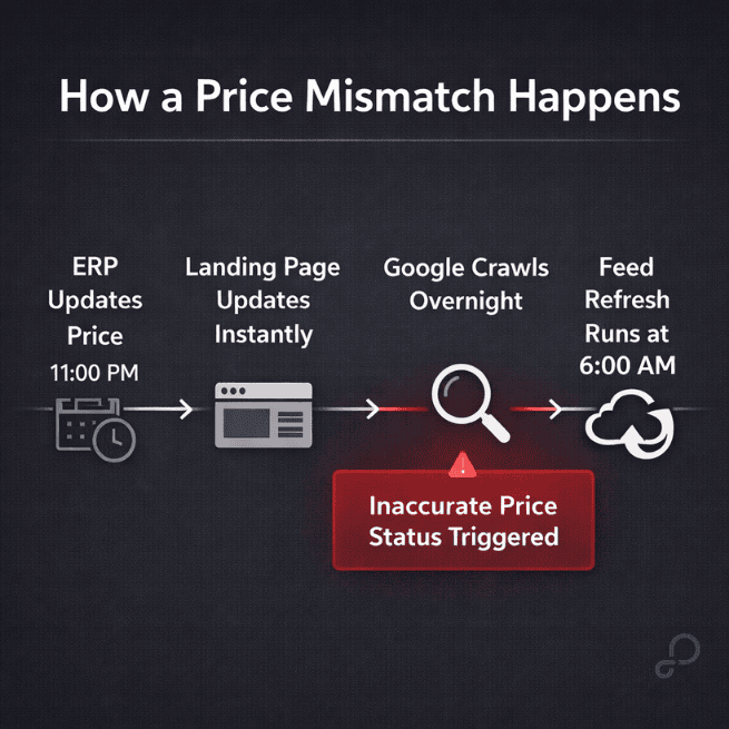 How a price mismatch happens