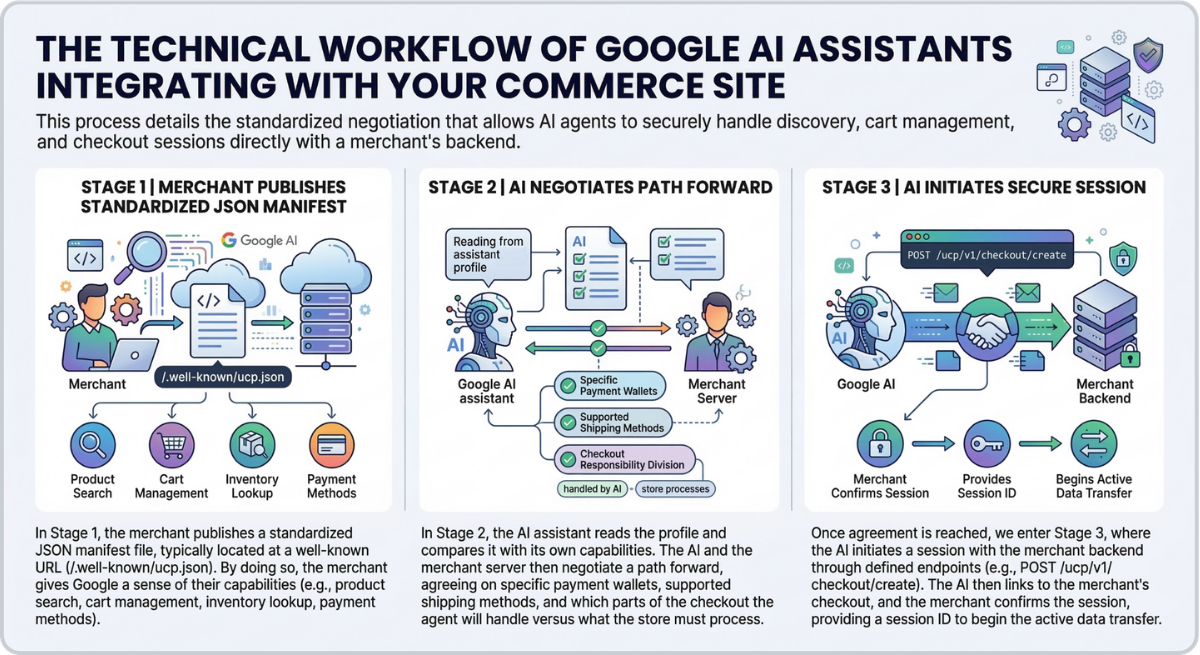Technical Workflow of Google AI Assistant