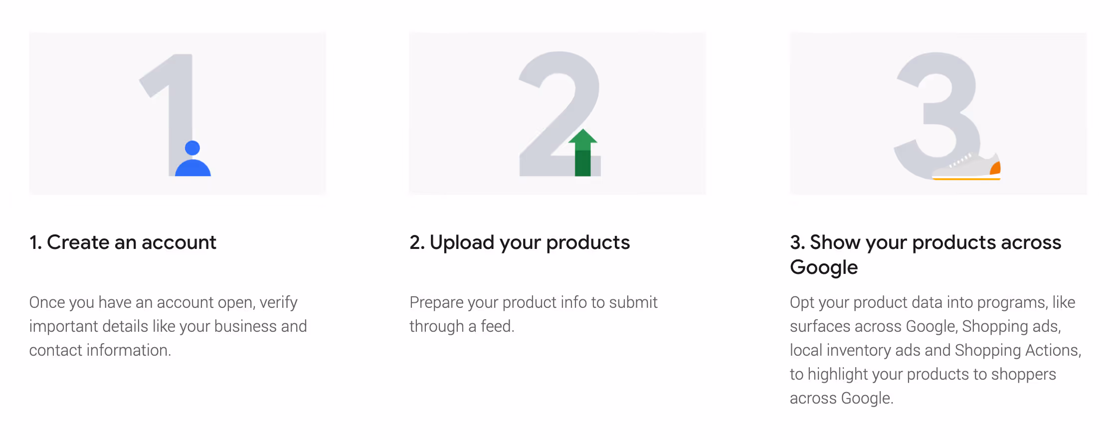getting started with google merchant center