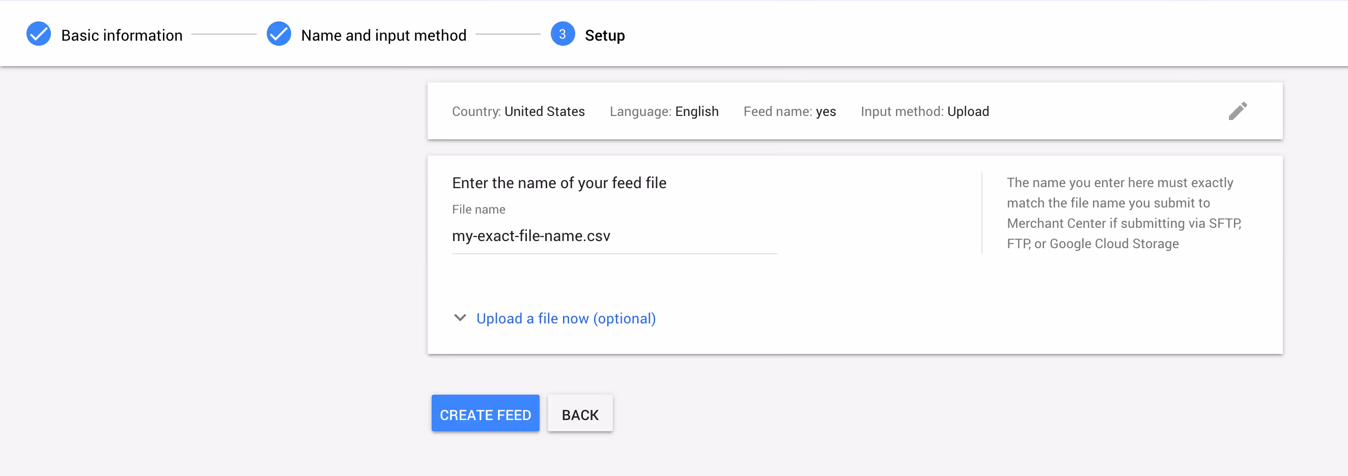 configuring your merchant center surfaces across google feed