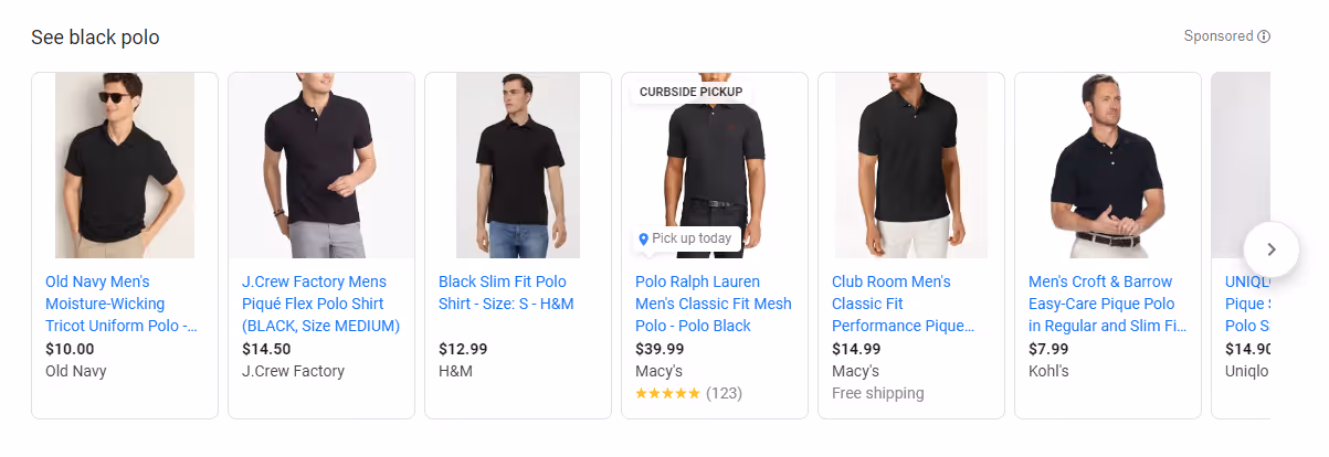 google shopping promoted ads