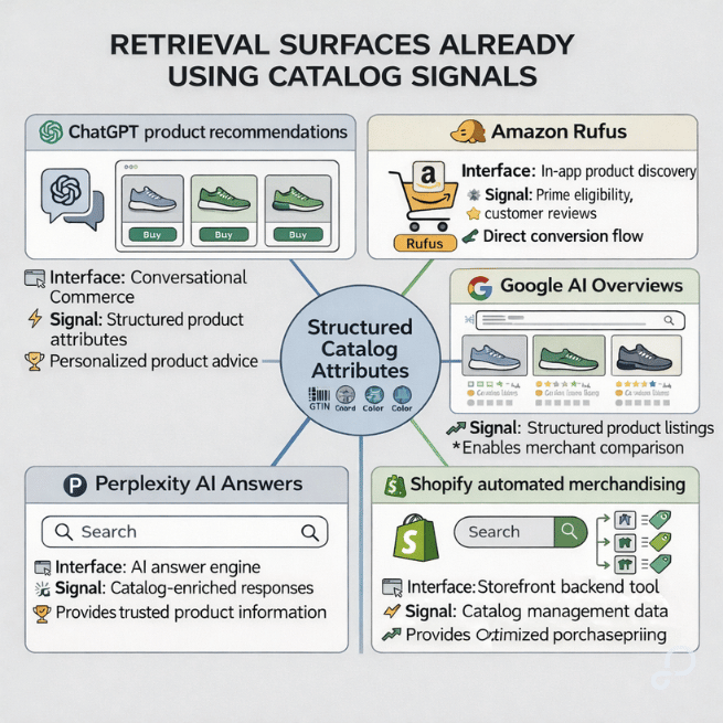 Retrieval Surfaces Already Using Catalog Signals