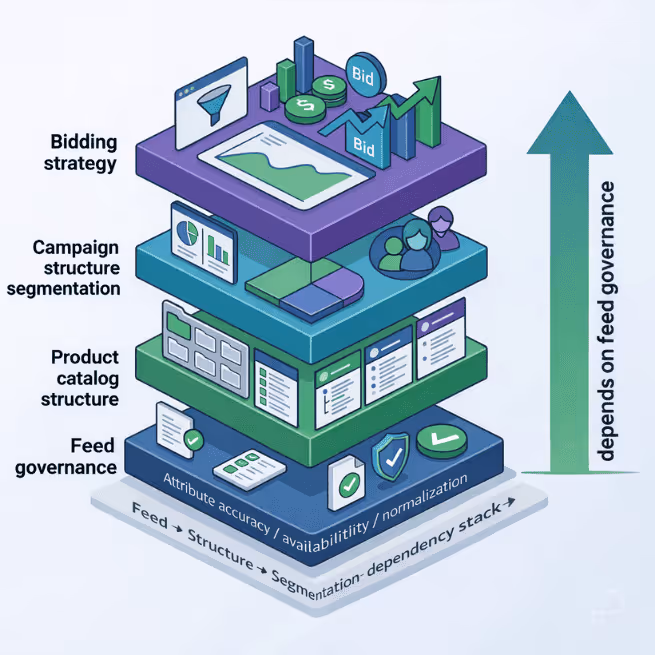 Feed Governance vs Campaign Optimization Stack