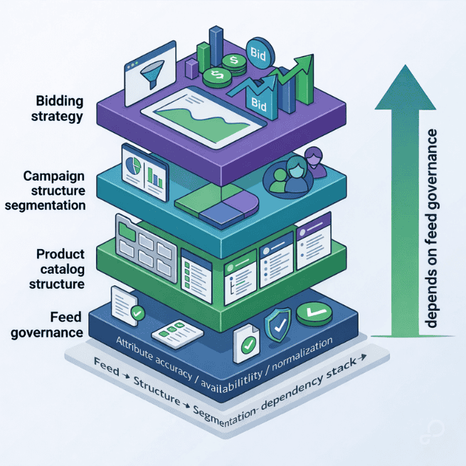 Feed Governance vs Campaign Optimization Stack