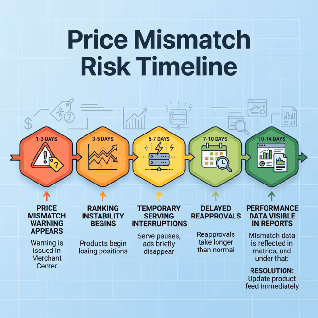 Price Mismatch Risk Timeline