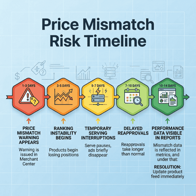 Price Mismatch Risk Timeline
