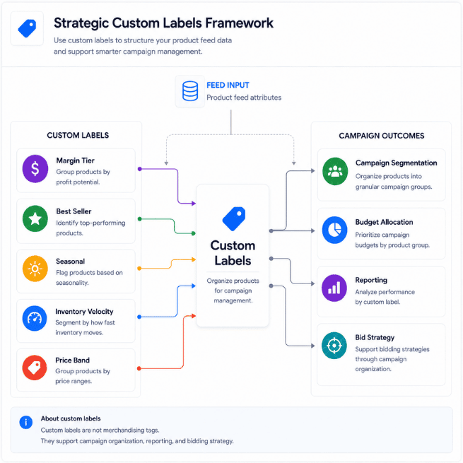 Strategic Custom Labels Framework