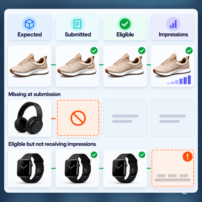 Product Reconciliation Where Products Drop Out
