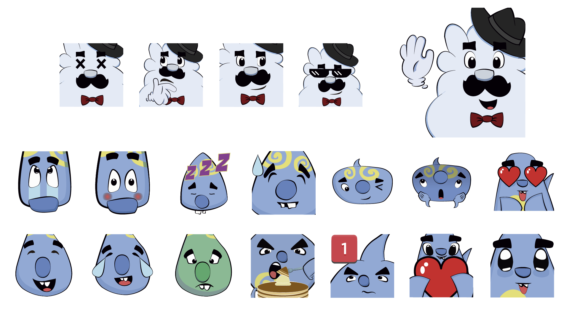 Twitch and Discord emoticons