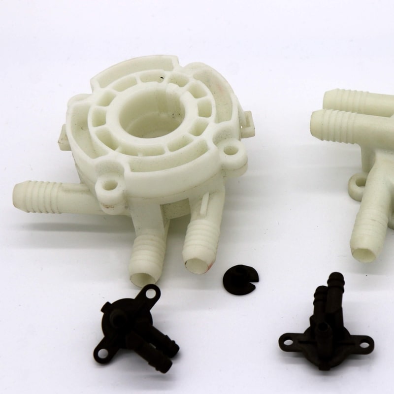 Plastic pump body, PP, ABS, Nylon, UL rated, environmentally friendly, imported raw material