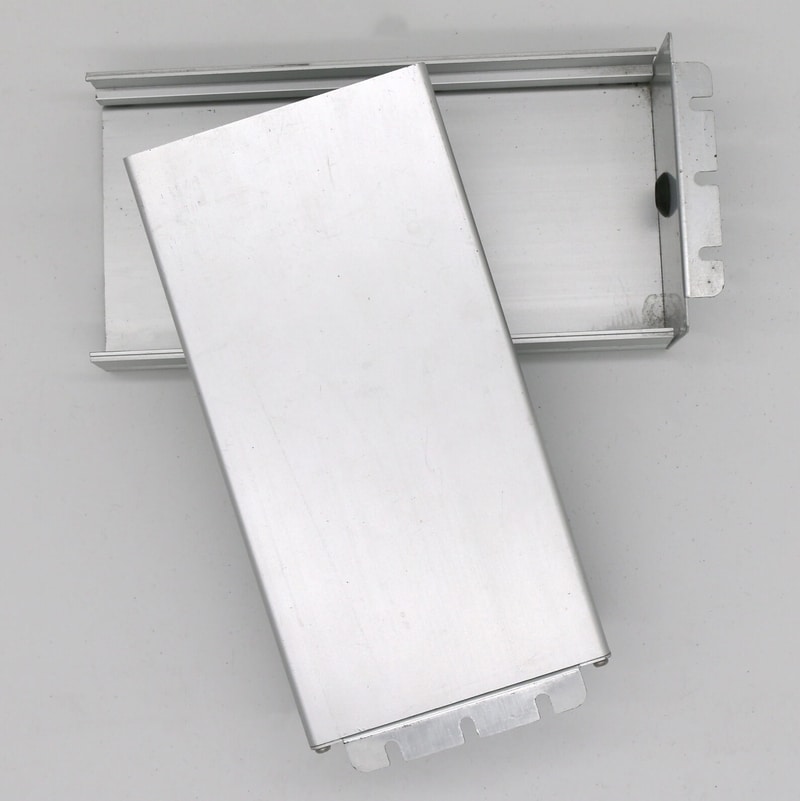 Aluminum enclosure anodized extruded, aluminium, anodised