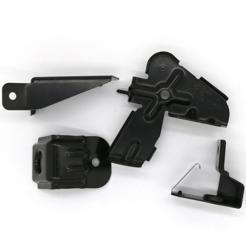 Metal bracket complex stamped, aluminum, aluminium, steel, brass