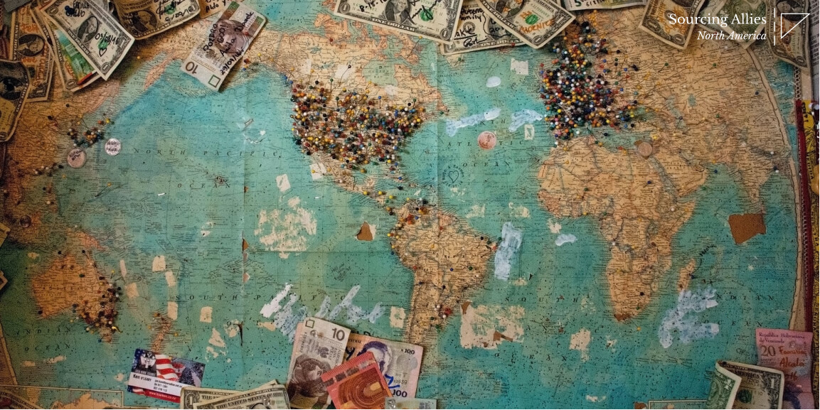 Managing payments with your China manufacturer - World map 