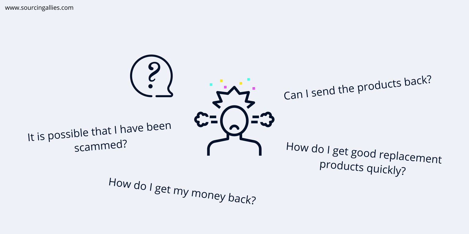 What to do when you receive poor quality products from China