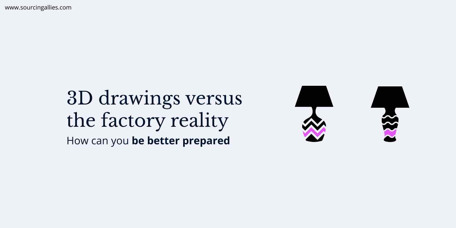 Sourcing from China - 3D drawings versus the factory reality