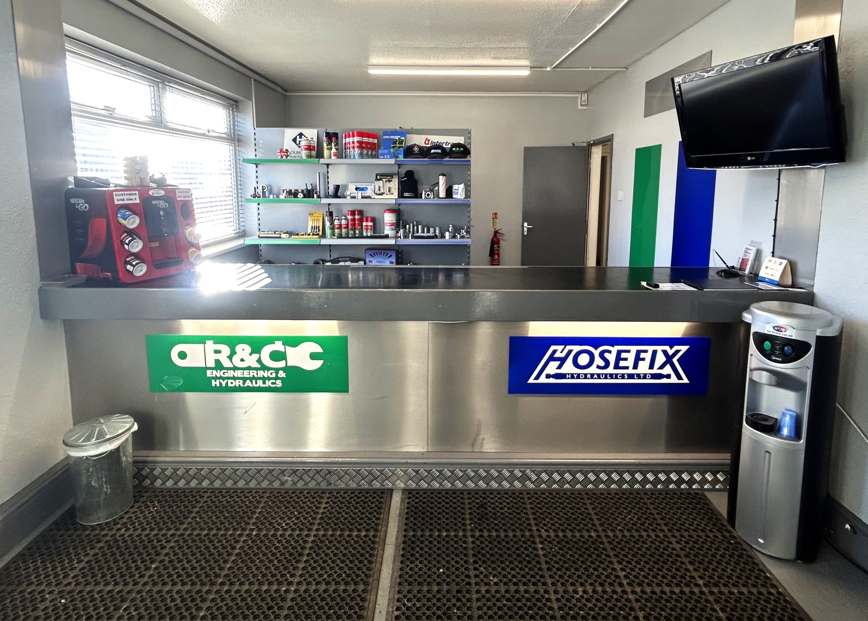 Photo of new counter