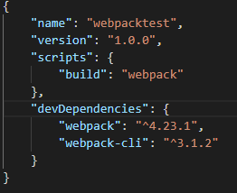 The contents of package.json