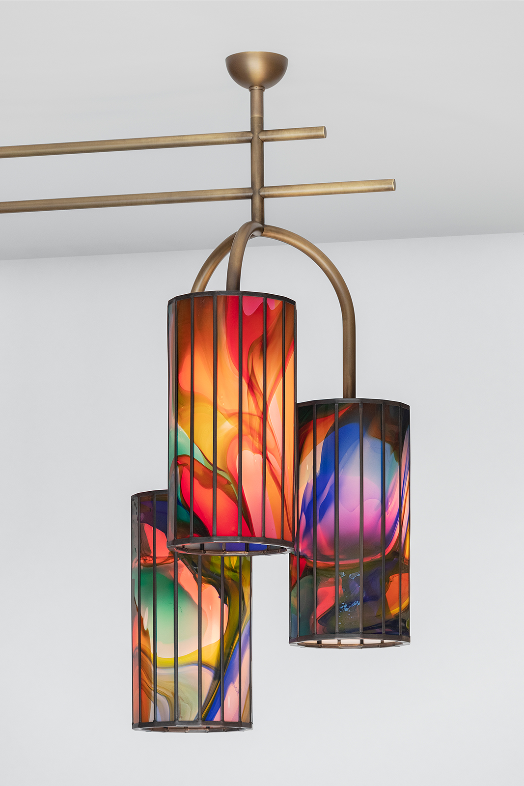 Stained Glass Chandelier 1