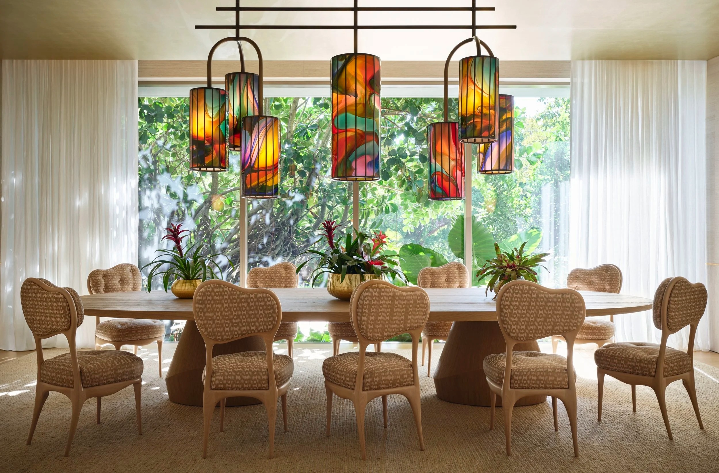 Stained Glass Chandelier 1