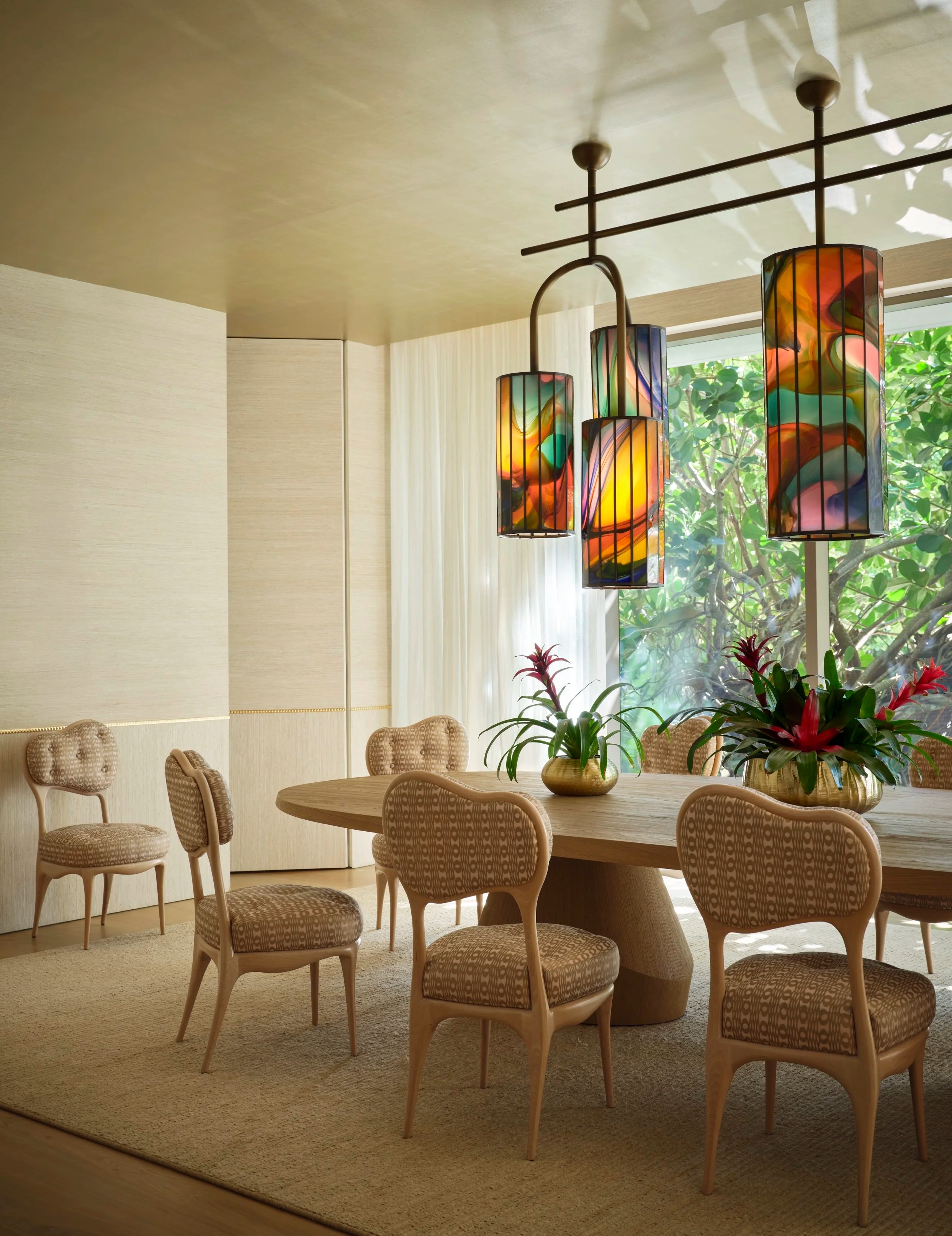 Stained Glass Chandelier 1