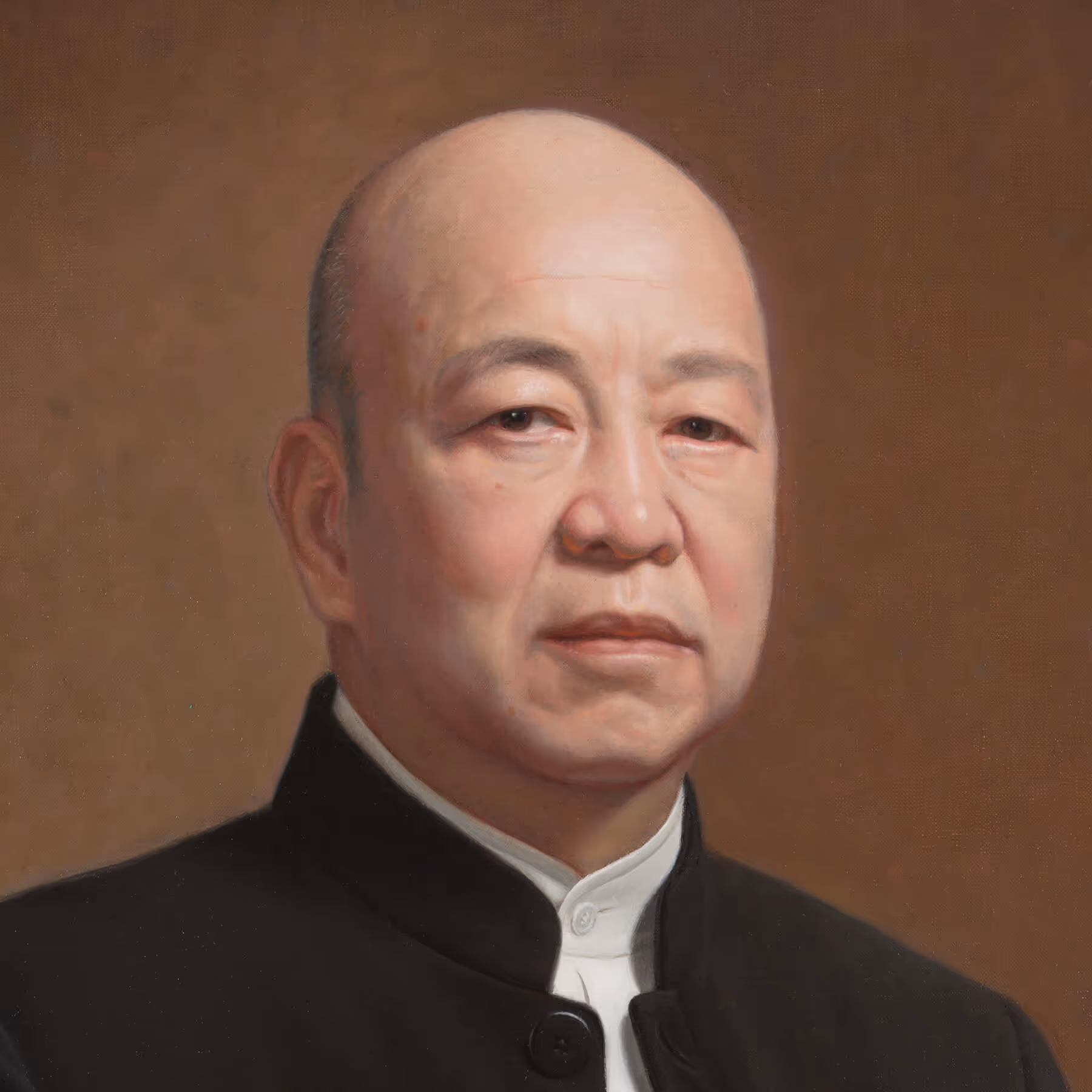 Portrait detail of Fang Fenglei showing facial features, expression, and subtle flesh tones.