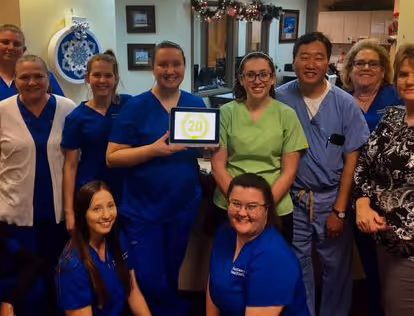 group shot of staff at urology care of central florida