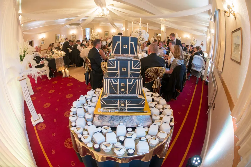 Glen Yr Afon wedding spectacular cake