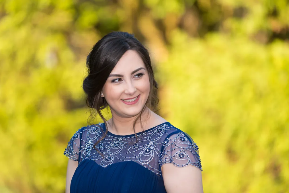 Glen Yr Afon wedding bridesmaid garden