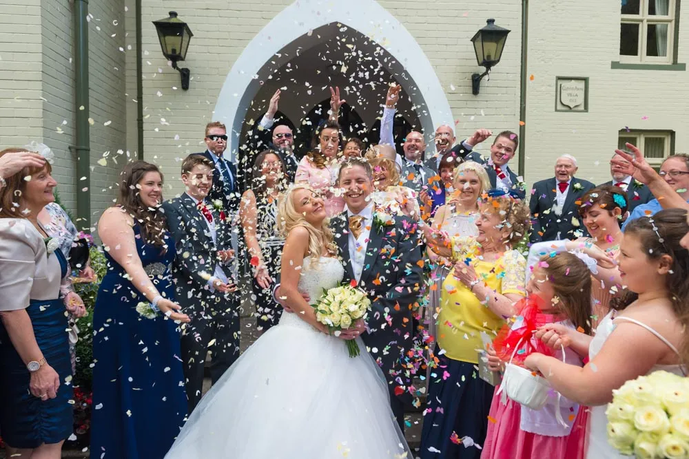 Glen Yr Afon wedding confetti
