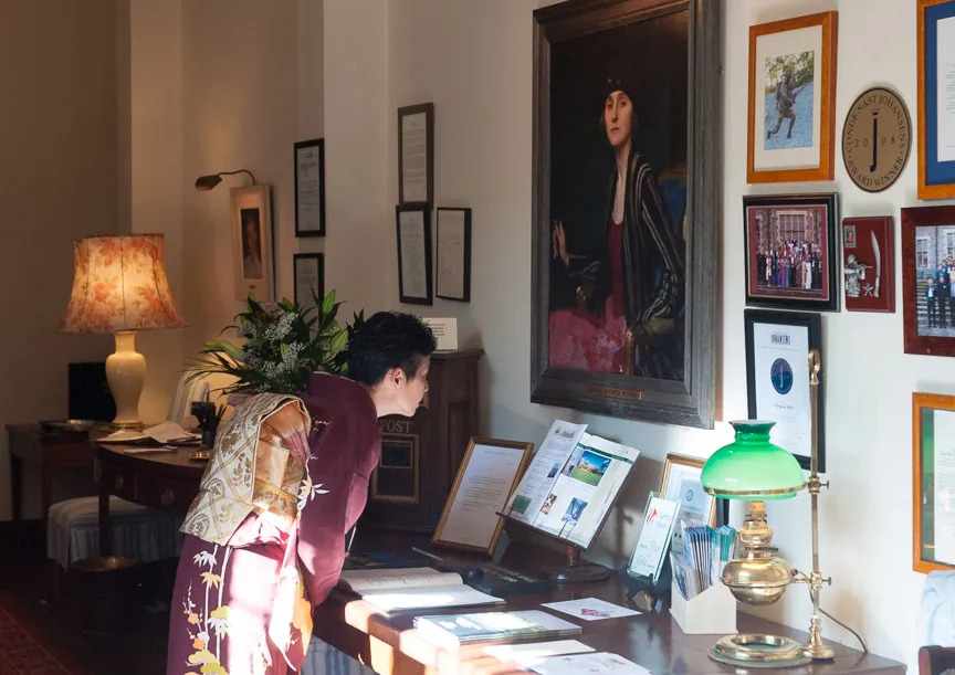 Llangoed hall wedding mother of the bride