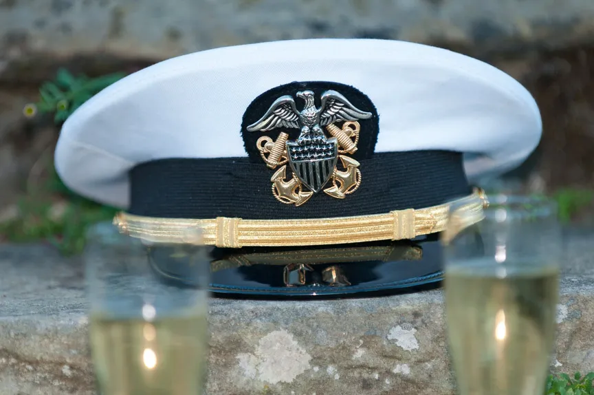 Llangoed hall wedding US Navy