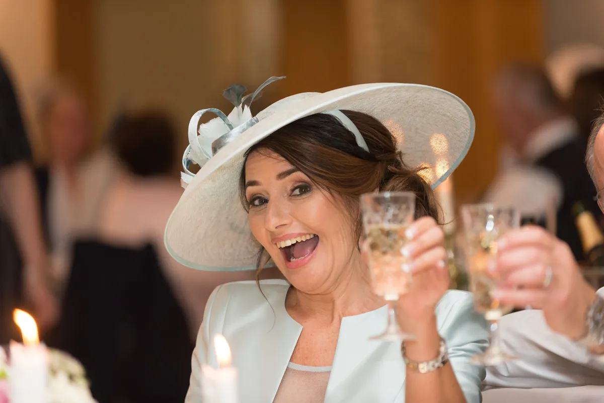 St Tewdrics House wedding mother of the bride